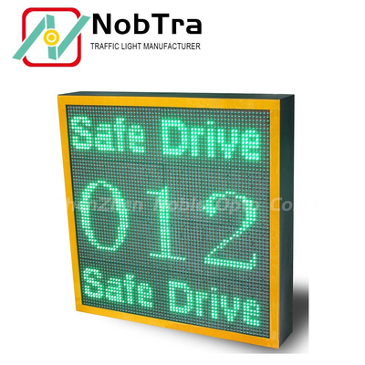 Radar Speed Measuring Device LPR Speed Limit Sign With Overspeed Record For Junction