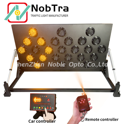 LED Arrow Board For Traffic Construction Zones With Wireless Remote Controller