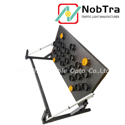 30M Wireless Control LED Rectangle Light Arrow Boards Solar Battery Powered