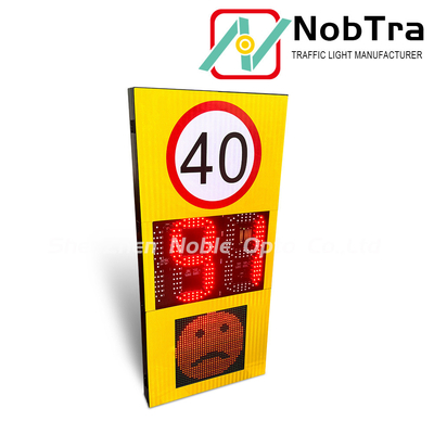 IP54 Waterproof Solar Powered LED Radar Speed Sign Display