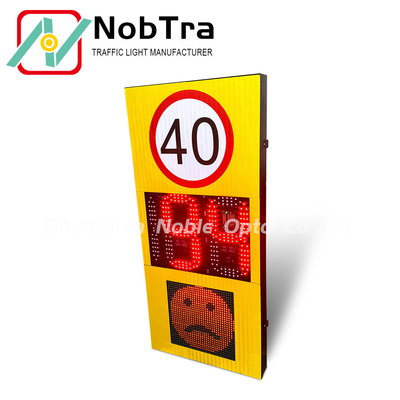 IP54 Waterproof Solar Powered LED Radar Speed Sign Display