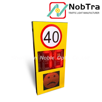 100-250KM/H Smart Traffic Radar Speed Limit Sign Digital Display with Phone App Control