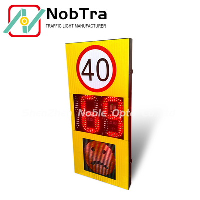 100-250KM/H Smart Traffic Radar Speed Limit Sign Digital Display with Phone App Control