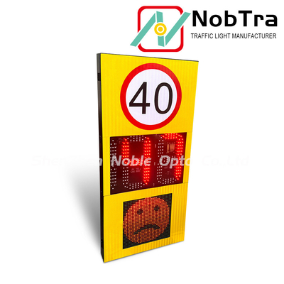 IP54 Waterproof Solar Powered LED Radar Speed Sign Display