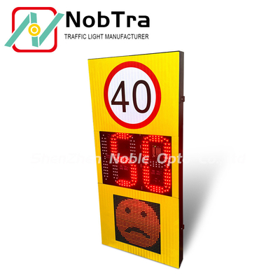 IP54 Waterproof Solar Powered LED Radar Speed Sign Display
