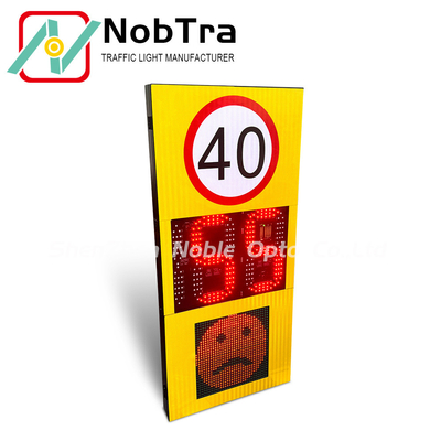 100-250KM/H Smart Traffic Radar Speed Limit Sign Digital Display with Phone App Control