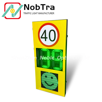 100-250KM/H Smart Traffic Radar Speed Limit Sign Digital Display with Phone App Control