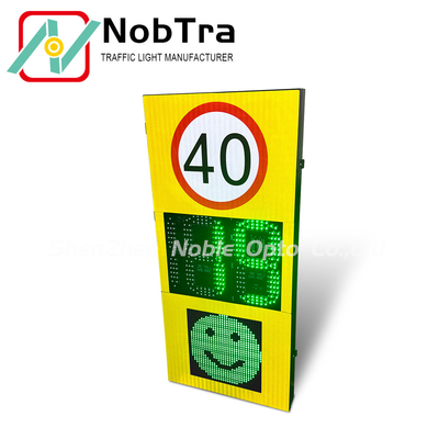 Solar Powered Radar Speed Sign With LED Display Weatherproof With Data Logging Function