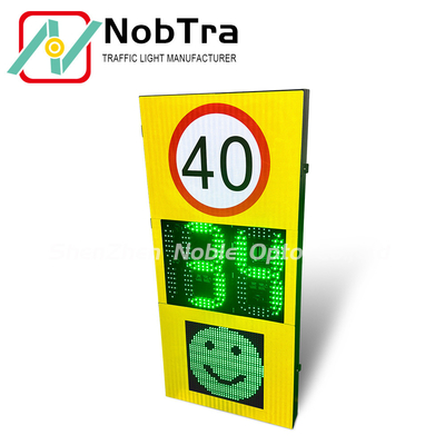 100-250KM/H Smart Traffic Radar Speed Limit Sign Digital Display with Phone App Control