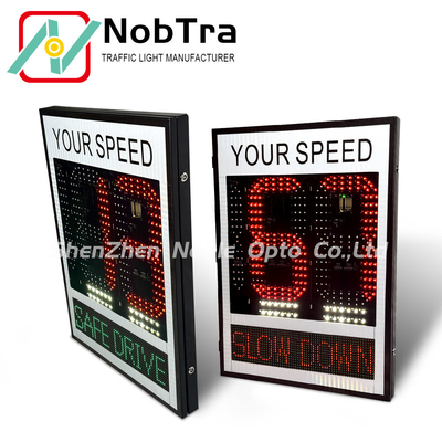 60W Solar Panel With Solar Charge Slow Down Speed Limit Signs for Traffic Control
