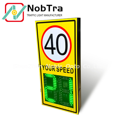 Modulation Method W Waveform Detects Moving Vehicles Solar Powered Radar Speed Signs with Remote Control and Speed Violation Alert