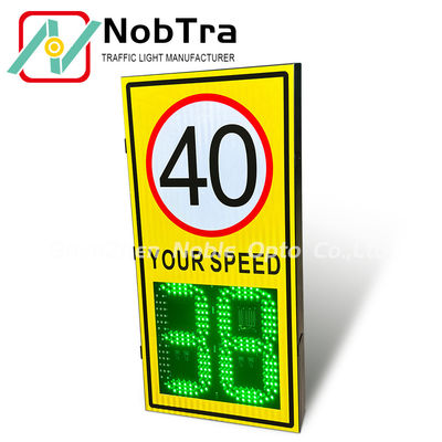 Iron Speed Aware Radar Speed Signs  Featuring Hoop Install for Speed Measurement and Enhanced Traffic Control