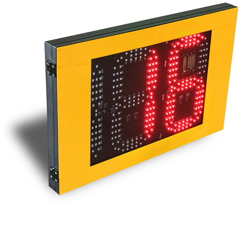 Road Safety Two Digit and A half Traffic Speed Sign Working With School Zones Area